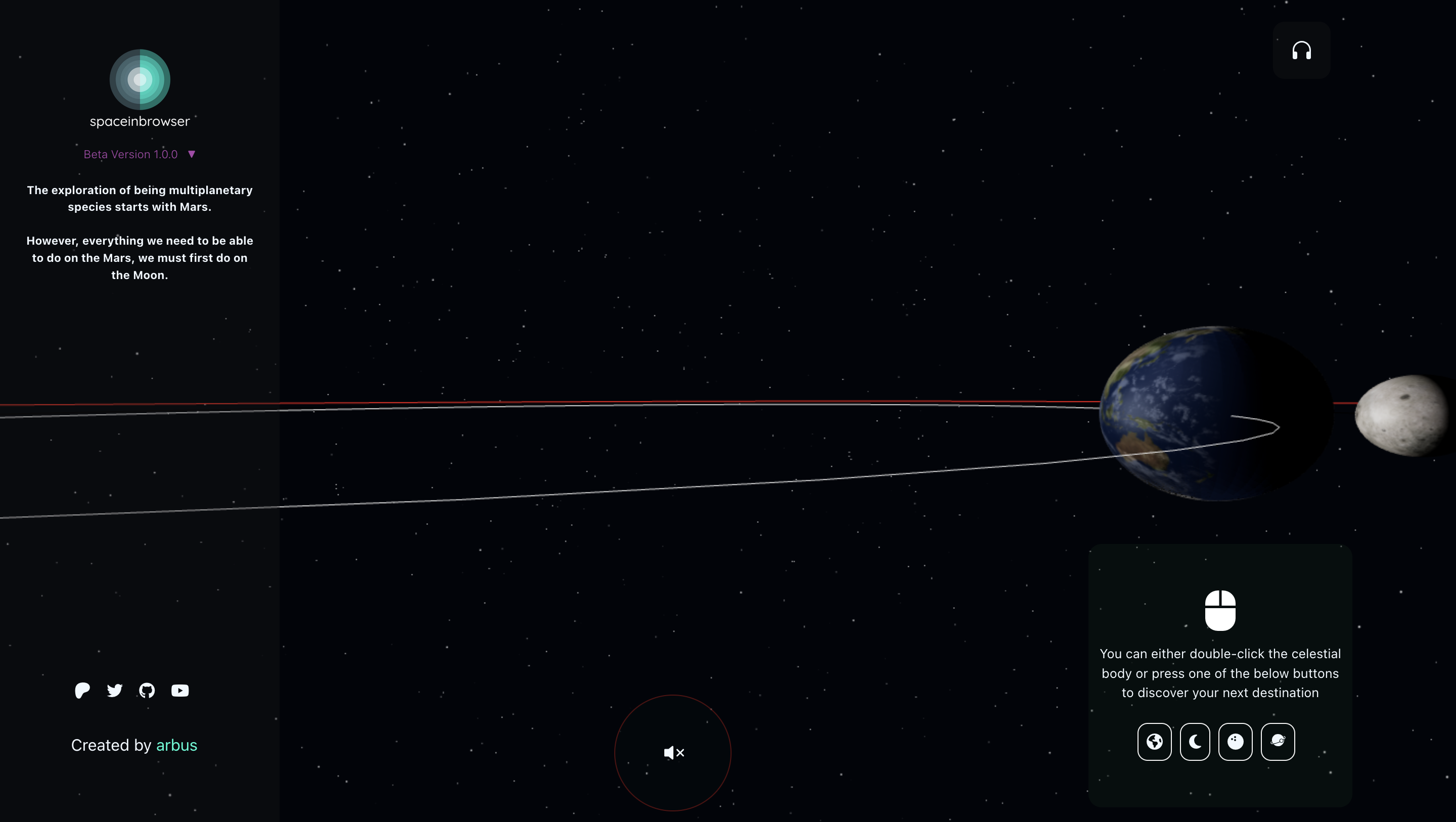 SpaceInBrowser